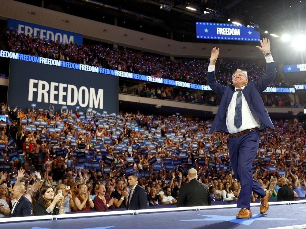 NextImg:Jamie Sarkonak: 'Positive masculinity' hero Tim Walz earns his title just for showing up