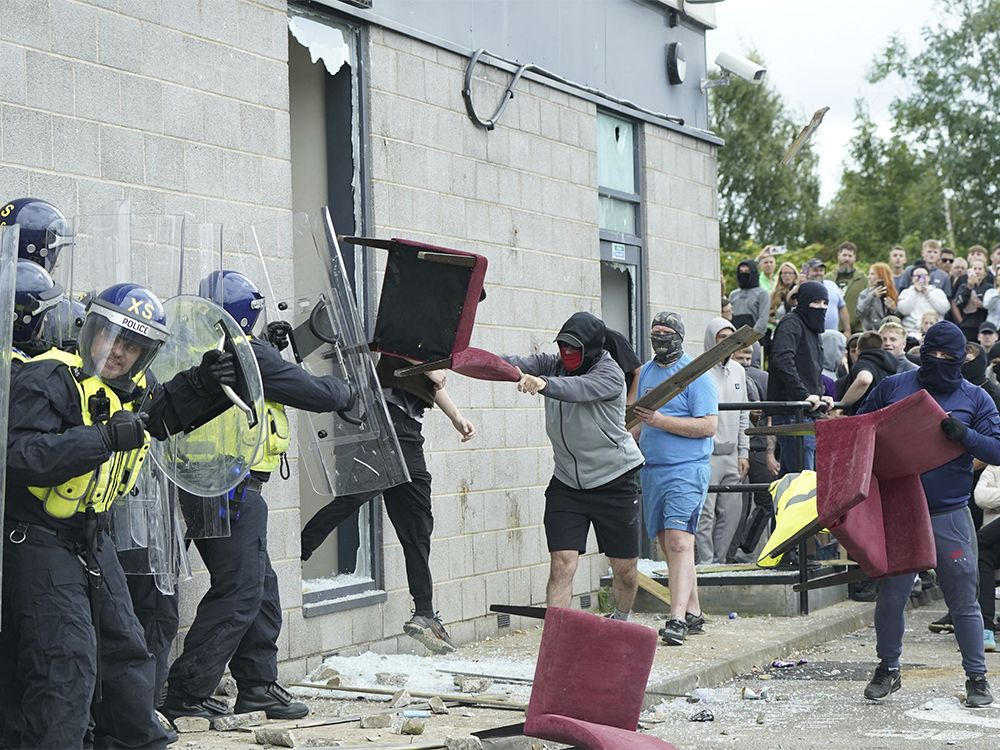 NextImg:Raymond J. de Souza: U.K. riots hold lessons for complacent Canada