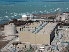 A nuclear power plant.