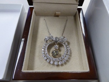 Seized jewelry from Paragon's offices in Toronto.