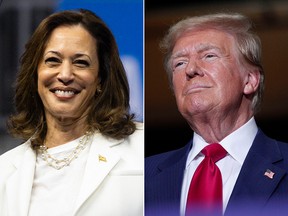 Kamala Harris ahead of Donald Trump in close U.S. race: poll Kamala Harris ahead of Donald Trump in close U.S. race: poll