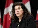 Auditor General Karen Hogan says that the records she audited regarding Sustainable Development Technology Canada don’t belong to her office but to the government.