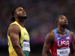 Silver medalist Kishane Thompson