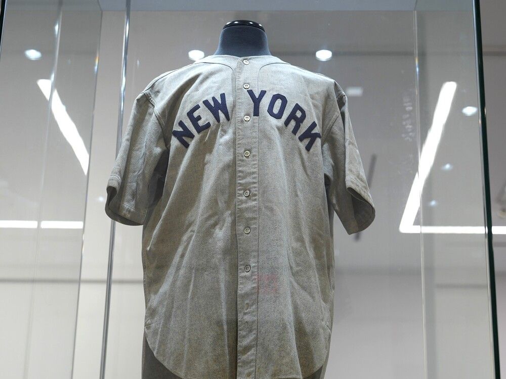 NextImg:Babe Ruth’s 'called shot' jersey sells at auction for over $24 million