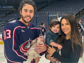 Johnny Gaudreau and wife Meredith