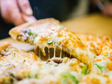 In Nova Scotia, Pictou County pizza features a brown sauce with kick, a medium-thick, chewy crust and, often, pepperoni from Brothers Meats in Halifax.
