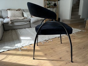 The Uma Chairs are built with a curved back and high-density foam for added comfort.