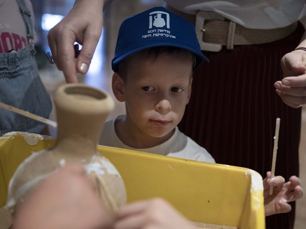 The ancient jar smashed by a 4-year-old has been fixed. It’s back on display at an Israeli museum