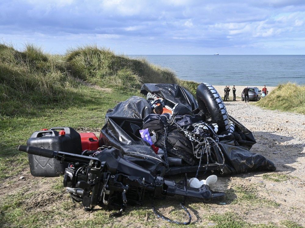 NextImg:A least 8 people have died trying to cross the English Channel, French authorities say