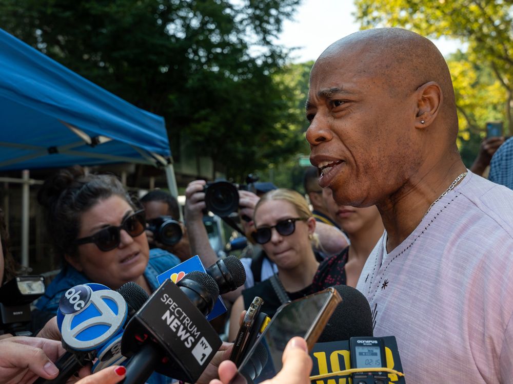 NextImg:New York City Mayor Eric Adams has been indicted on criminal charges, sources say
