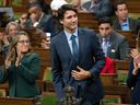 Prime Minister Justin Trudeau rises to vote against an Opposition motion on confidence in the government in the House of Commons, Wednesday, September 25, 2024.