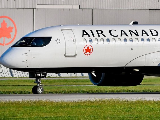 Air Canada aircraft at Montreal-Pierre Elliott Trudeau International Airport