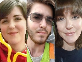 Sarah's phases from young female child, to male to female.