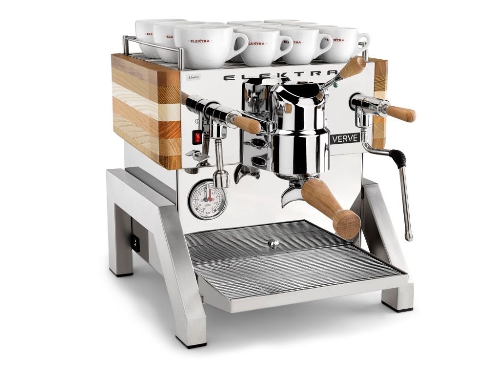 One of the world’s finest espresso machines, the Elektra Verve.