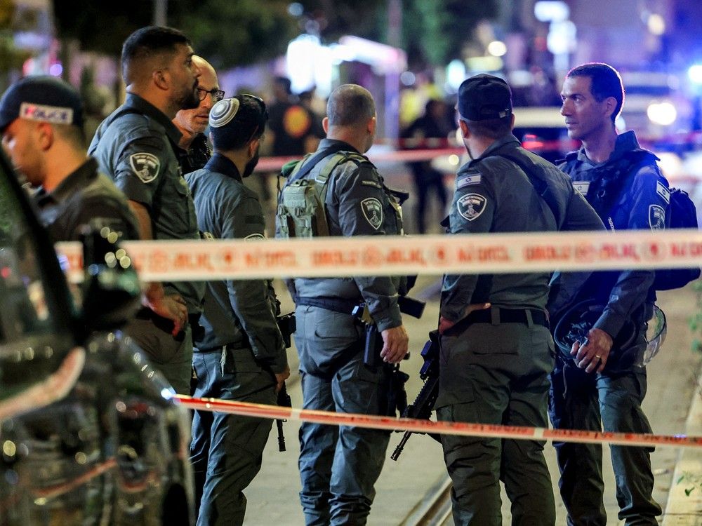 NextImg:Graphic video shows two suspected terrorists stalking and killing six Israeli citizens at train station