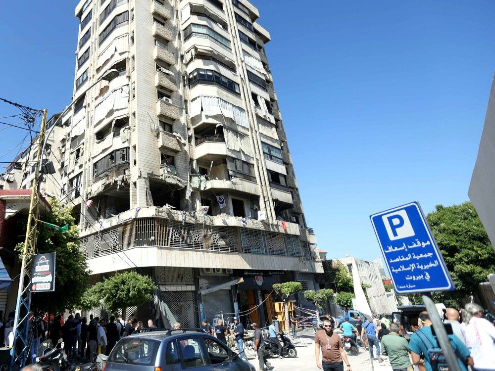 NextImg:Israel strikes central Beirut as IDF announces 'elimination' of Hamas leaders hiding in Gaza months ago