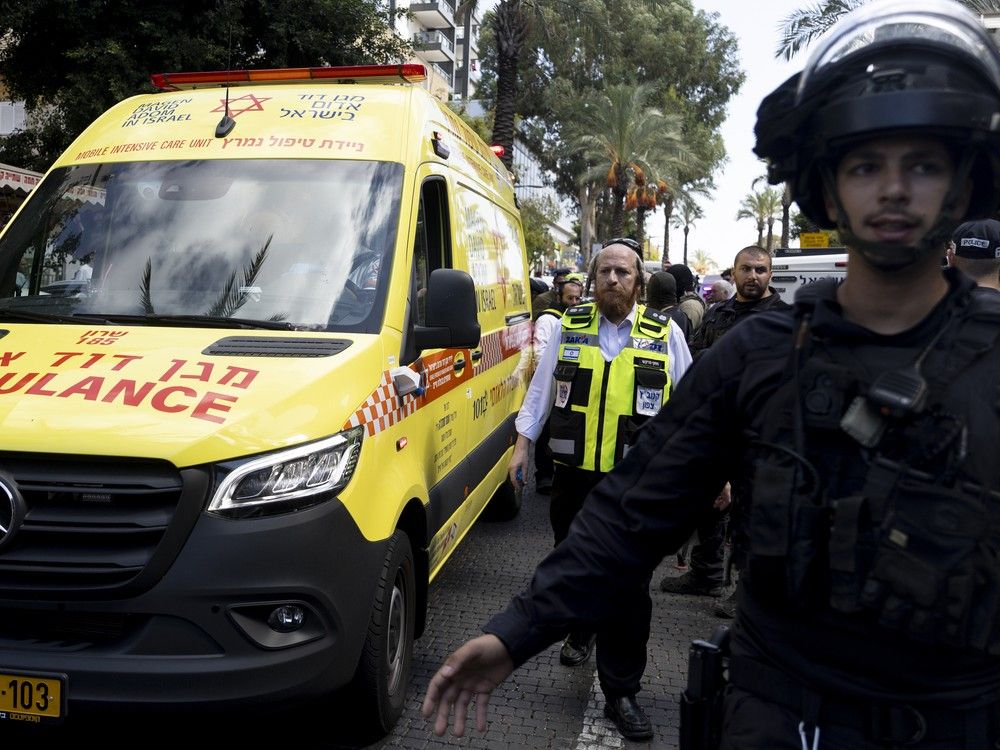 NextImg:2 critically wounded, 4 more injured after suspect attacked with 'an ax and a knife' in Hadera, Israel