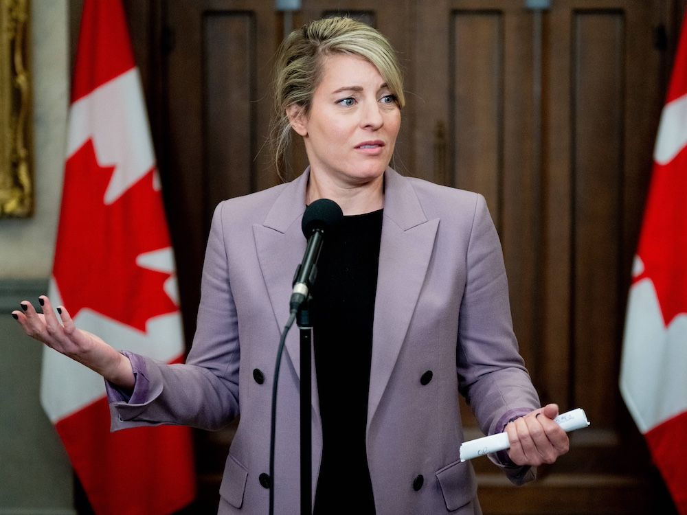 NextImg:Terry Newman: Mélanie Joly's cowardice let's handful of Montreal voters drive Israel policy