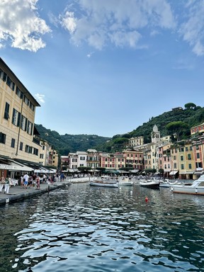 Portofino, a charming fishing village on the Italian Riviera.