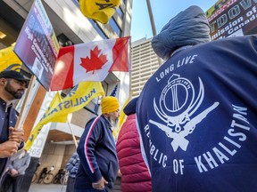 Sikh protesters.