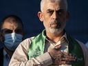 FILE - Hamas leader Yahya Sinwar is dead. (AP Photo/John Minchillo, File)