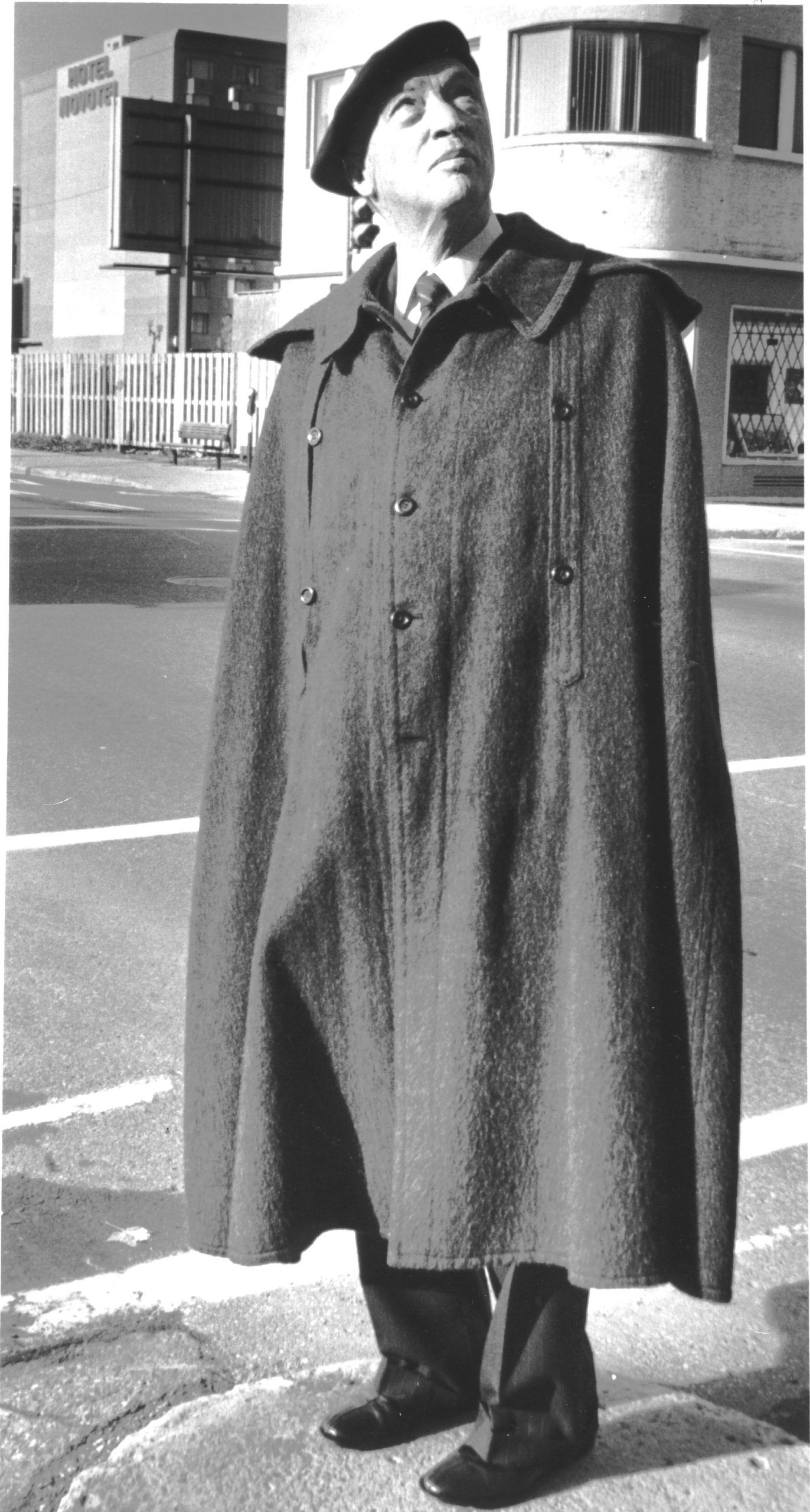  Pierre Trudeau is seen walking to his office in Montreal in 1992.