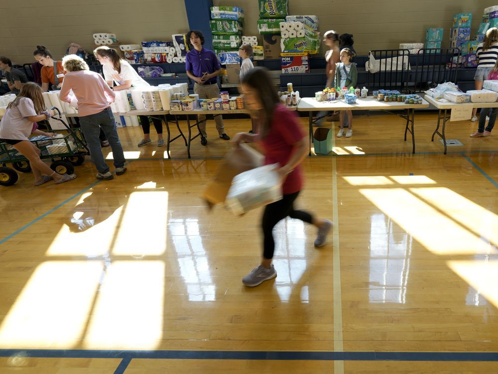 NextImg:Voters in swing states North Carolina and Georgia are focused on Helene's aftermath