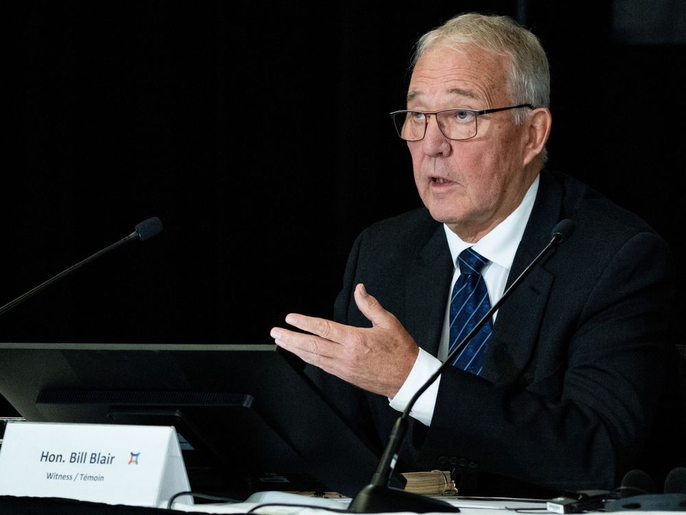 Bill Blair tells foreign interference inquiry he didn’t know about delayed CSIS warrant