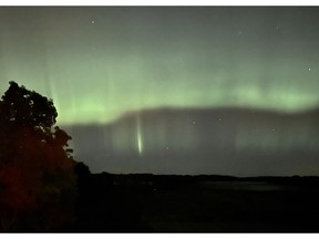 An aurora borealis