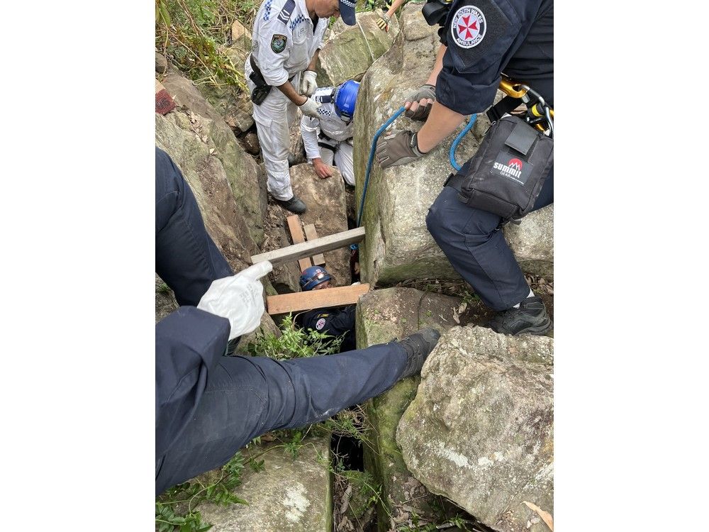 Woman Retrieving Phone In Crevice Gets Stuck For 7 Hours Upside-down ...