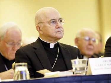Archbishop Carlo Maria Vigano, at the U.S. Conference of Catholic Bishops in Baltimore, Nov. 16, 2015.