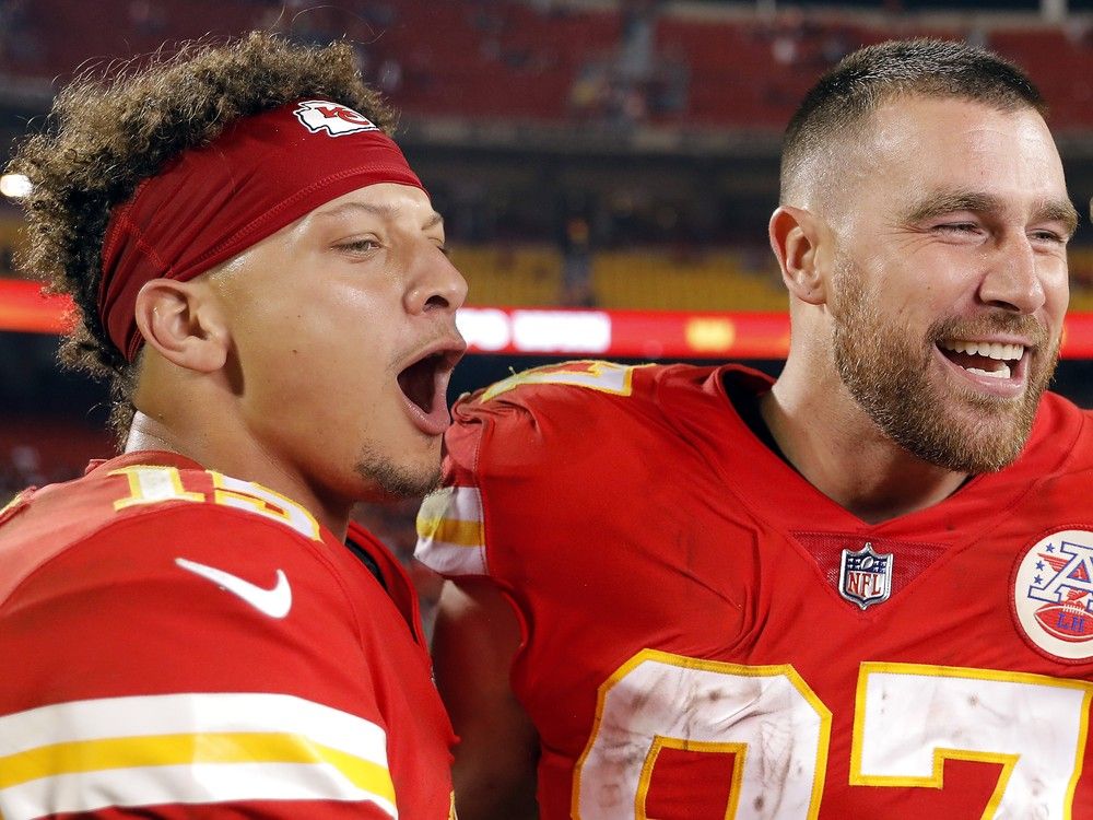 NextImg:Patrick Mahomes and Travis Kelce reportedly hit by home burglaries, sources claim