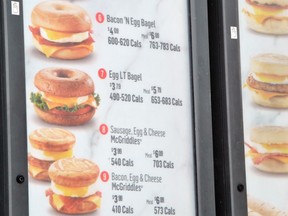 Calorie counts on menus don’t lead to people eating less, study finds Calorie counts on menus don’t lead to people eating less, study finds