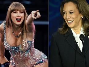 Taylor Swift, Kamala Harris