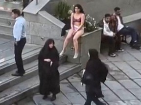 Iranian student who stripped to protest dress code called ‘troubled’ Iranian student who stripped to protest dress code called ‘troubled’