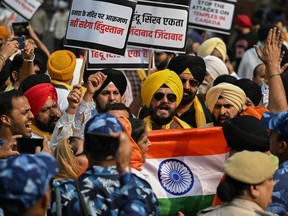 Hindu community ask for better protection from Khalistani protesters Hindu community ask for better protection from Khalistani protesters