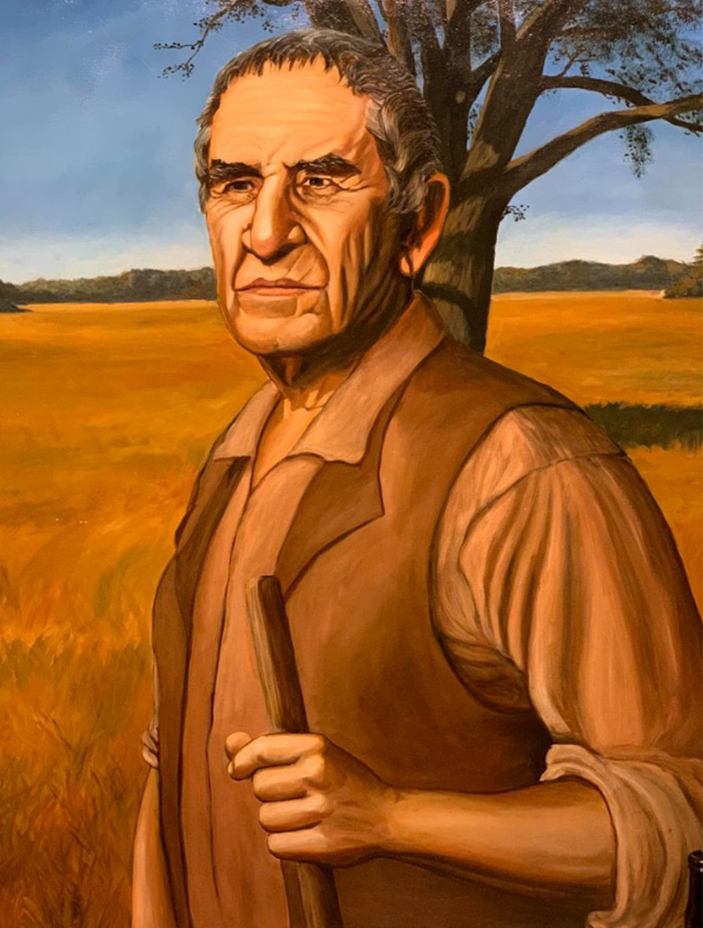 A depiction of Beausoleil Broussard by the artist Herb Roe.