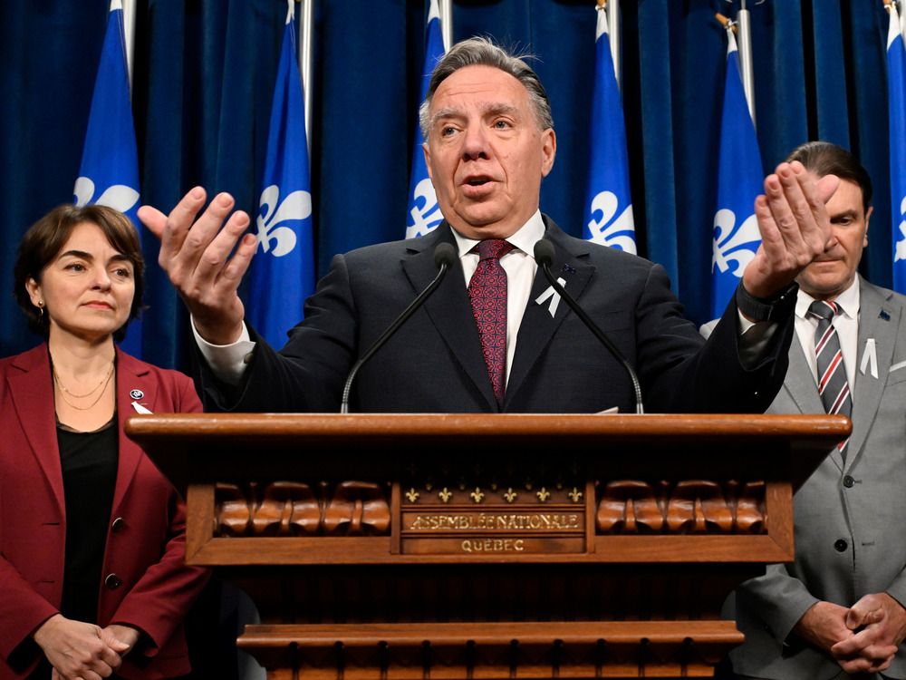 NextImg:Quebec premier says Trudeau must get serious about border problems to avoid Trump's tariffs