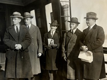Henry Klein and four other men.