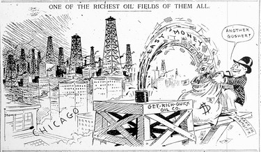 A newspaper cartoon.