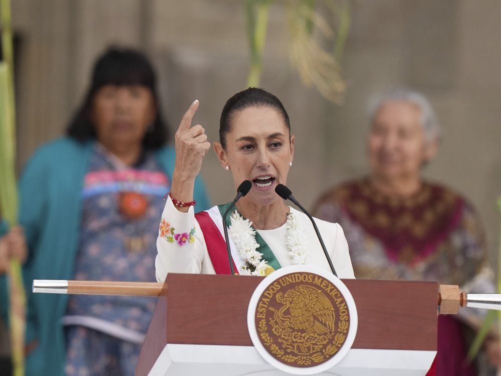 NextImg:Mexico's President says country will retaliate against U.S. with tariffs of its own