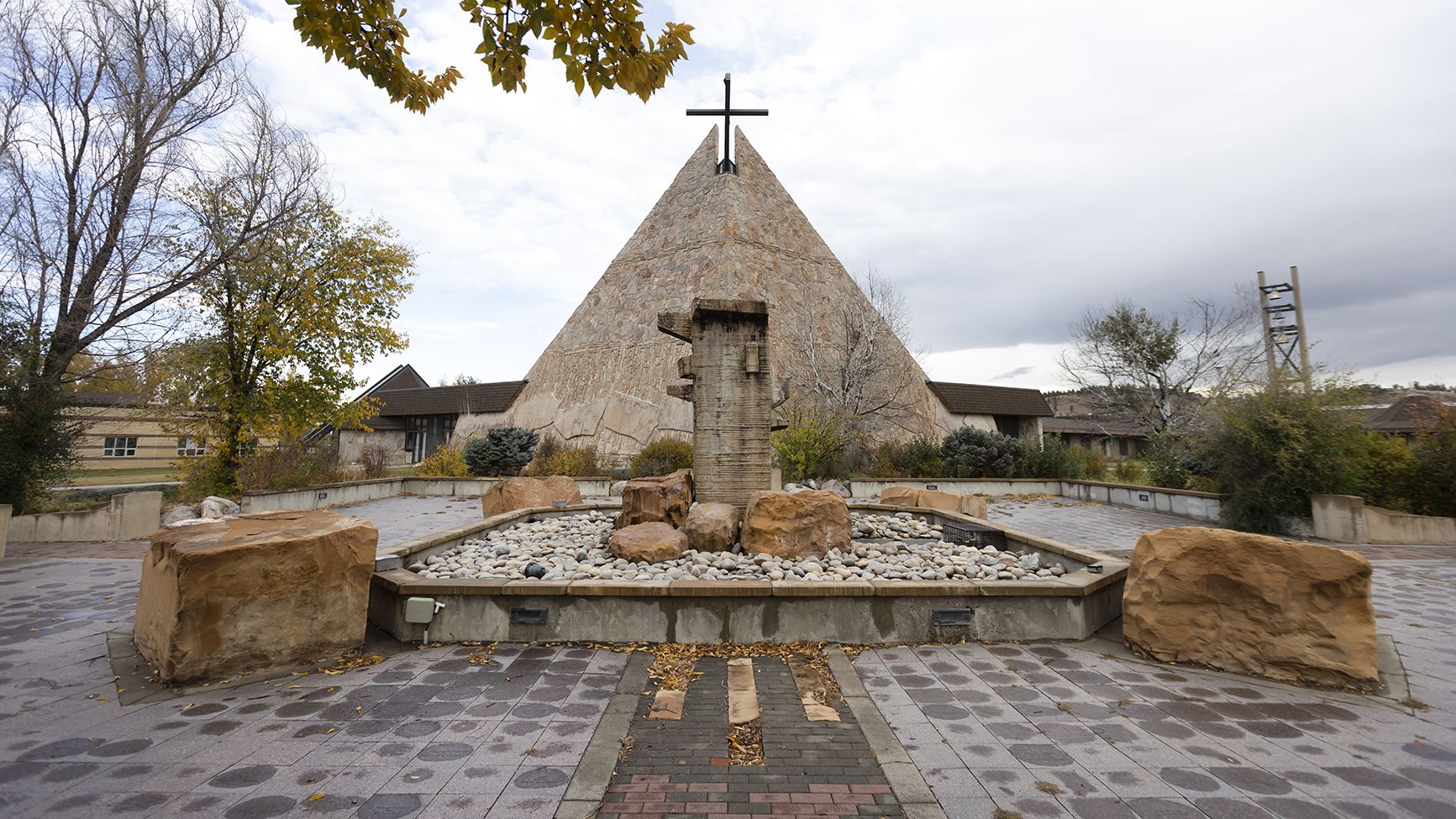 St. Labre Indian School's church in Montana, Tuesday October 22, 2024.