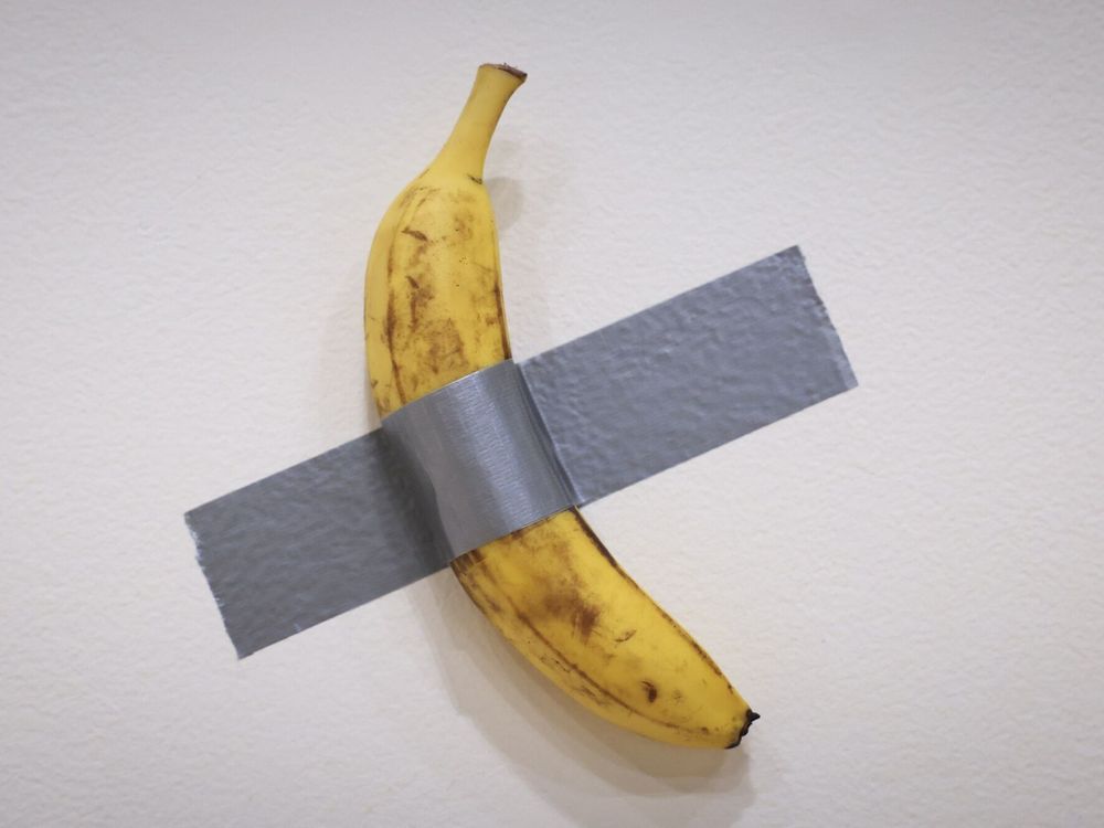 NextImg:How much did the duct-taped banana sell for at Sotheby’s? Well over the expected $1 million