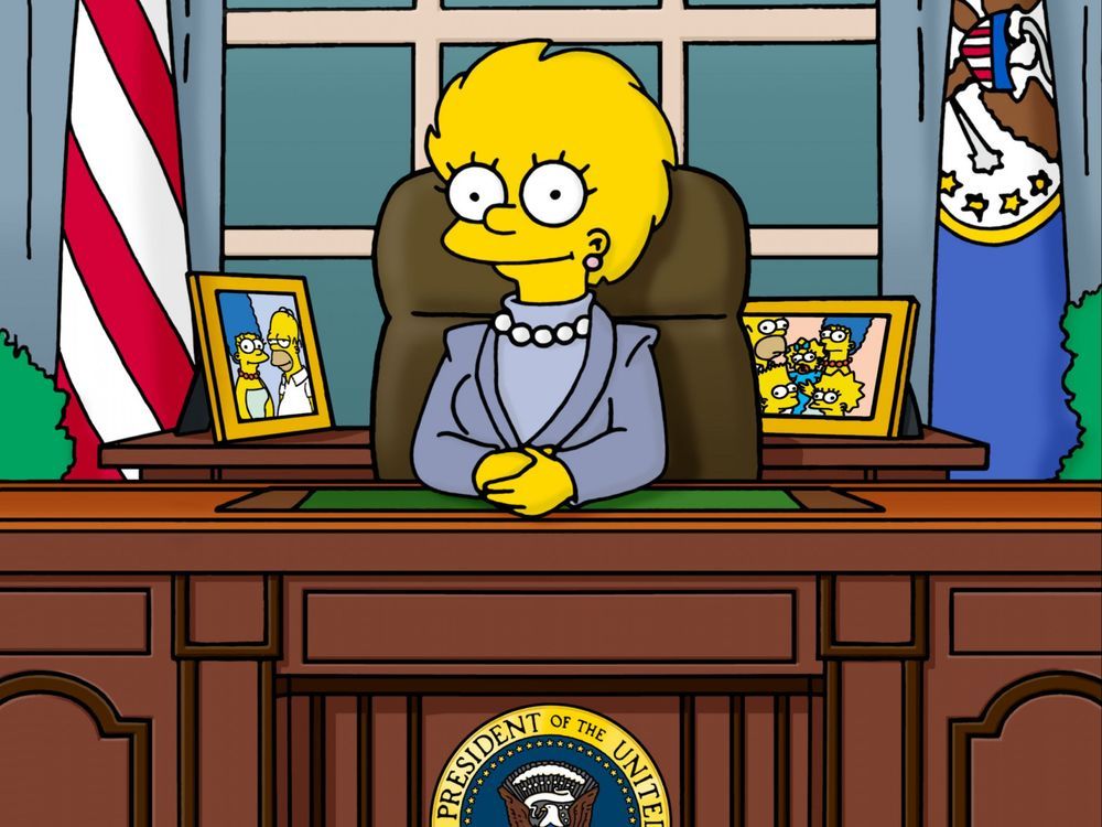 NextImg:The Simpsons bizarrely predicted 2024 election map
