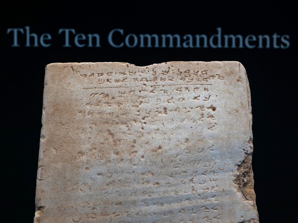 NextImg:Oldest known tablet with Ten Commandments inscribed fetches over $5M at Sotheby's auction