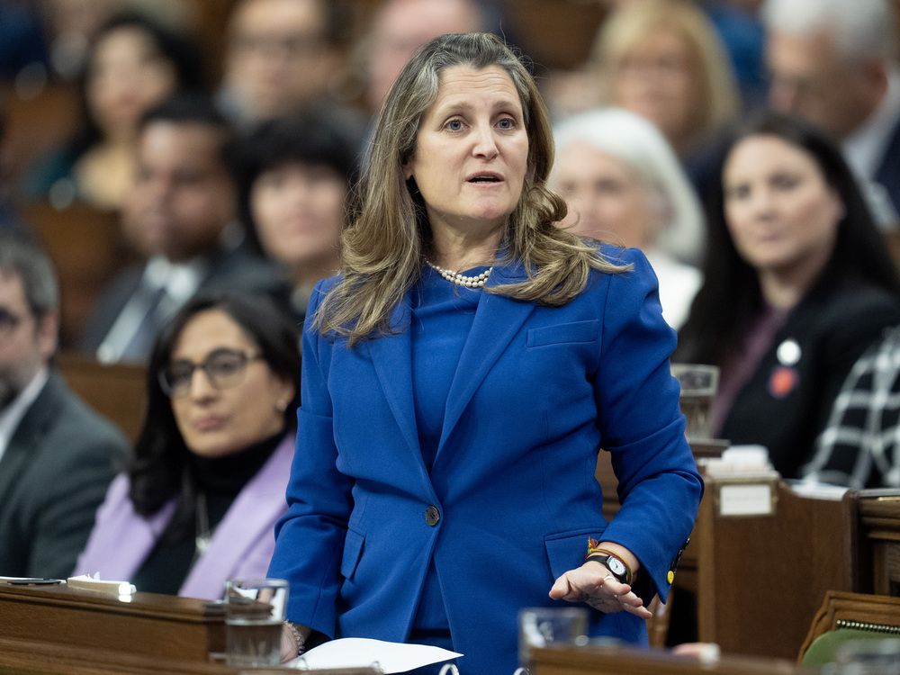 NextImg:Tasha Kheiriddin: Chrystia Freeland stands up for Canada