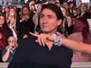 Prime Minister Justin Trudeau at a Taylor Swift concert in Toronto on Nov. 22, 2024.
