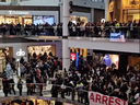 The scene outside Indigo at Toronto's Eaton Centre on Boxing Day.