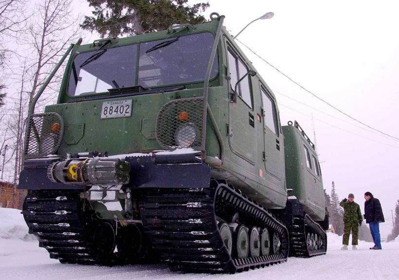  the bv 206 tracked carrier pictured in a rare moment of not failing.
