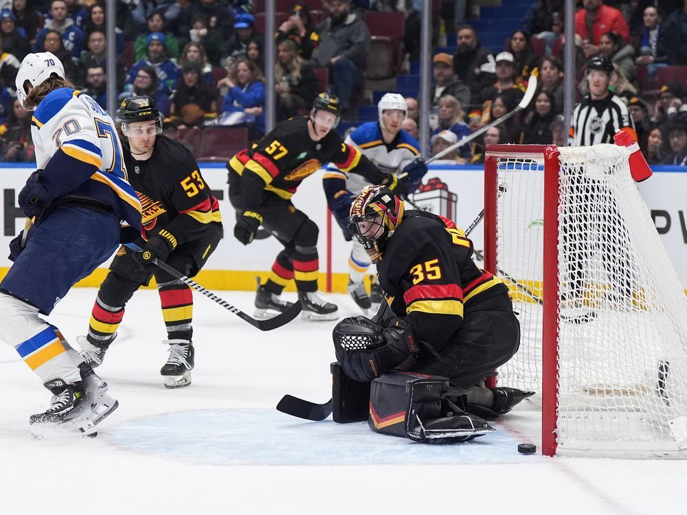 NextImg:Vancouver Canucks goalie Thatcher Demko looks to build on first start of the season